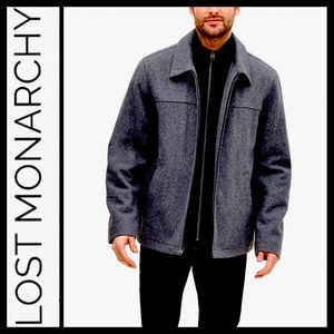 NWT Lost Monarchy Men’s Melton Wool Coat
